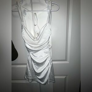 White mini dress